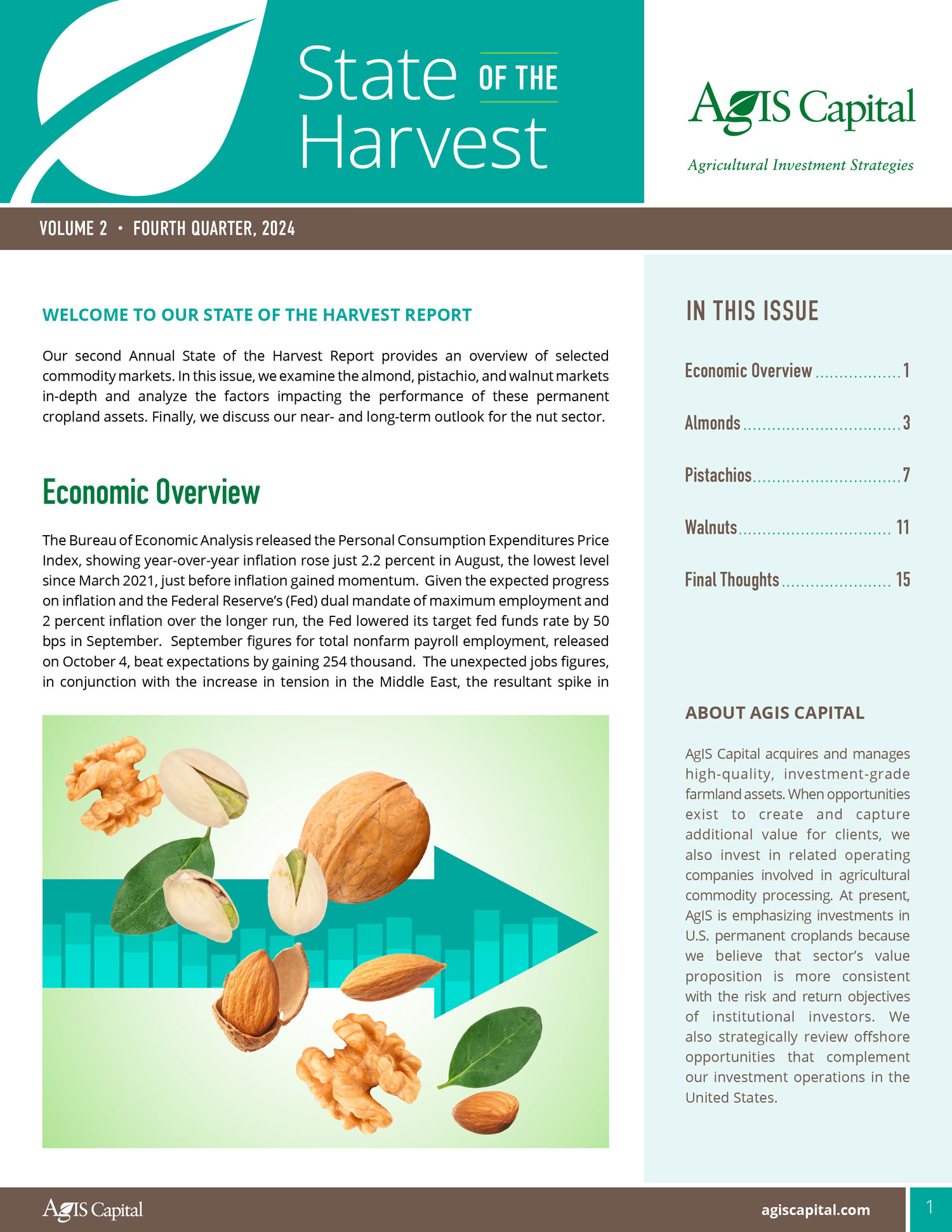 Image of the cover of the State of the Harvest Report, Volume 2.