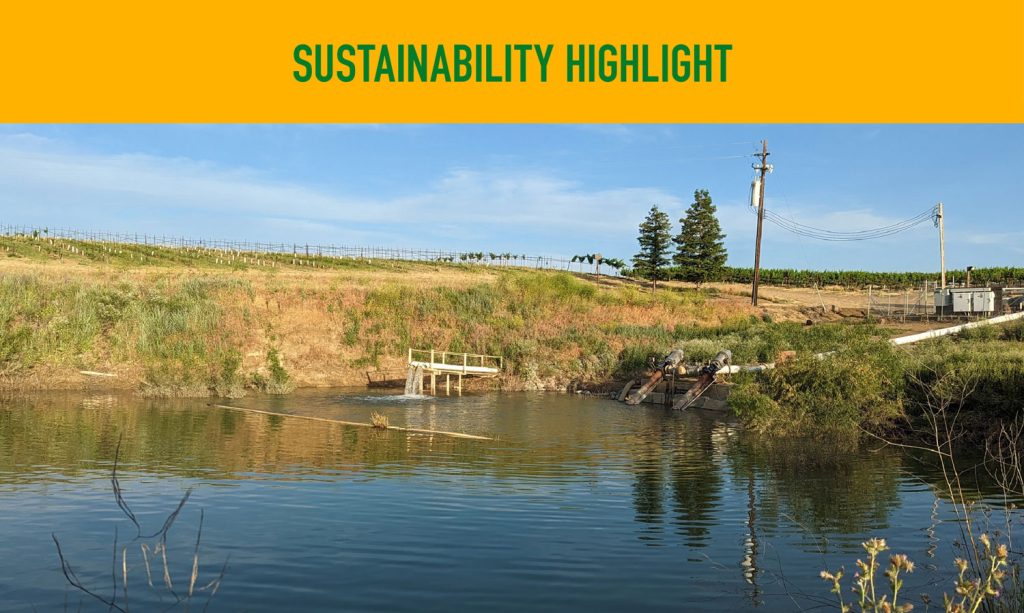 AgIS Capital has invested in significant infrastructure to improve the capacity to utilize surface water on two farms in California.
