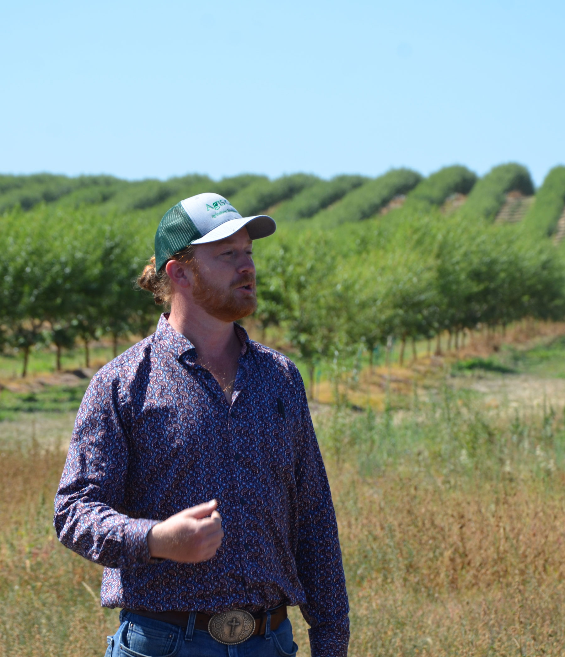 AgIS Capital Director of Sustainability, Carl Evers, speaks to the group