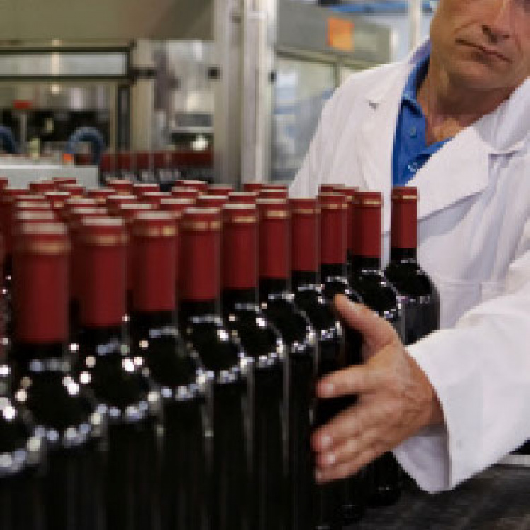 wine bottles